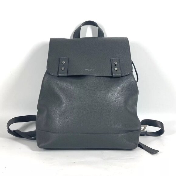 SAINT LAURENT PARIS Sac de Jules backpack bag Backpack Leather gray